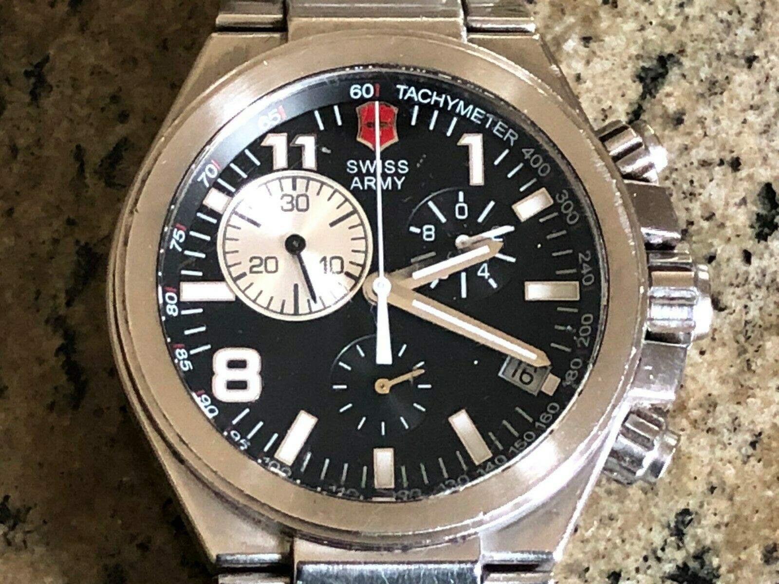 ムク　SAR Victorinox Swiss Army Convoy (241158) Stainless Steel Chronograph