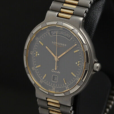 longines day date quartz