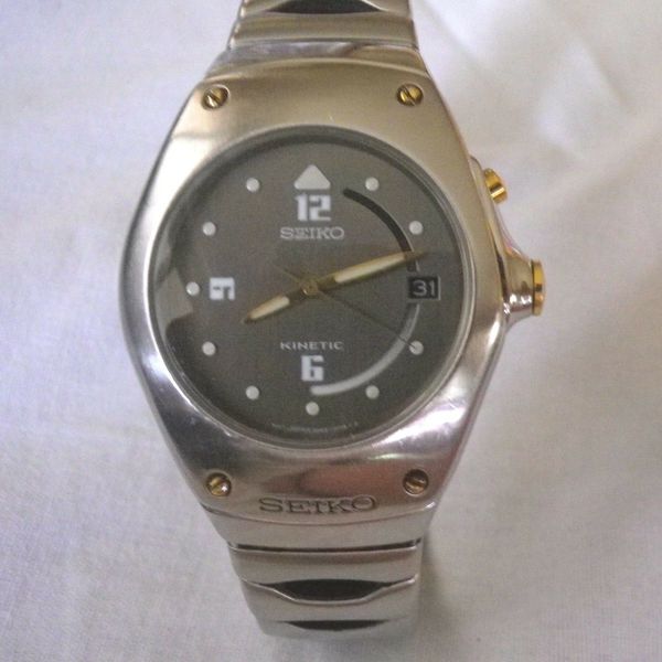 Seiko Arctura Kinetic Watch Stainless Steel 5M42 0E30
