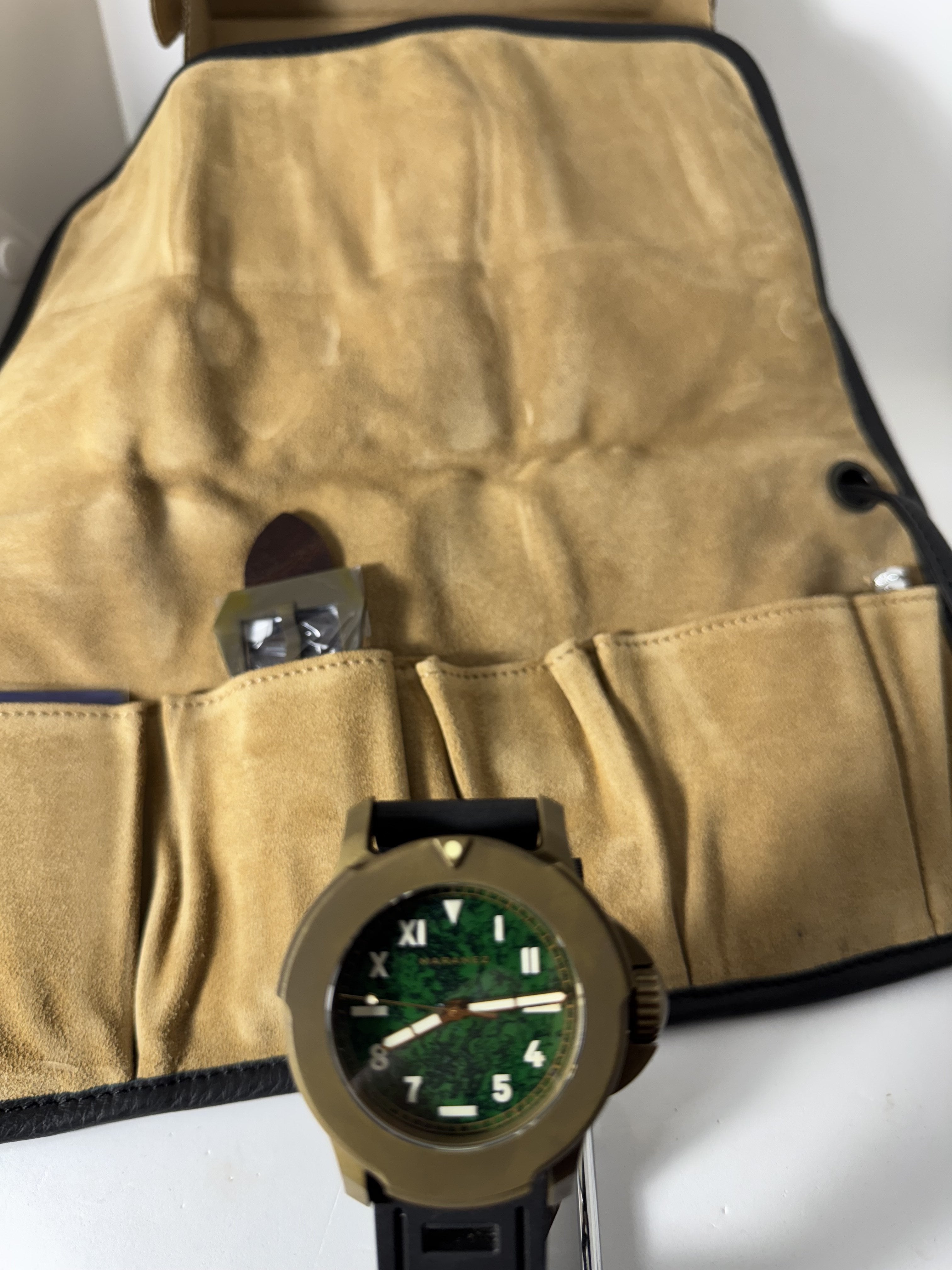 WTS: Maranez Bangla 44 Green Stone dial | WatchCharts Marketplace