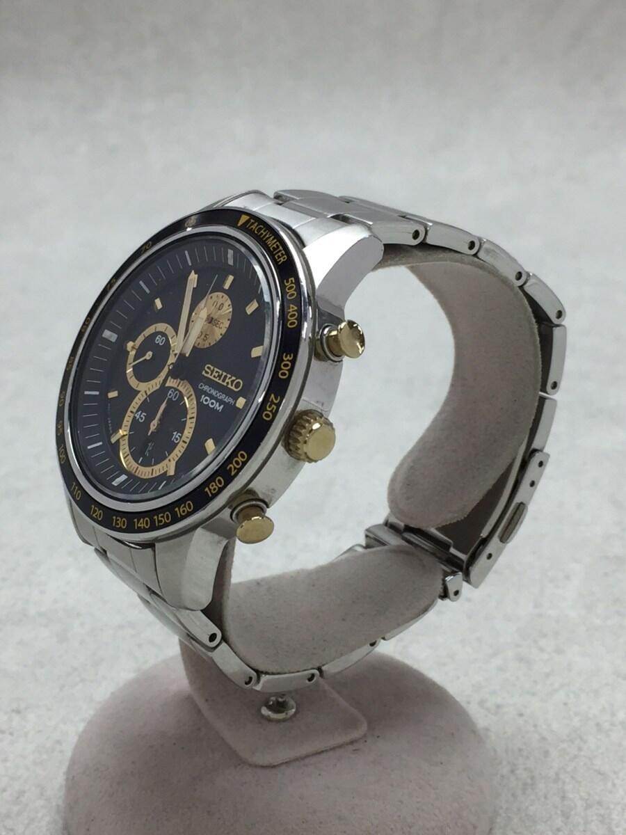 SEIKO Quartz 7T92-0NW0 chronograph #1ACF3 VERYGOOD