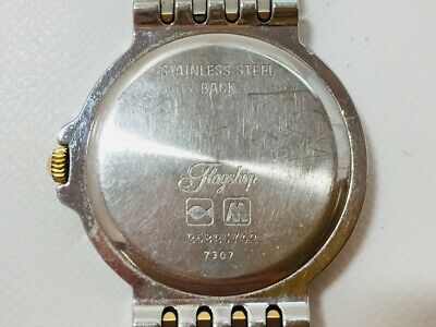 LONGINES Watch Flagship 156 7307 Quartz 18K Gold Plated St.Steel