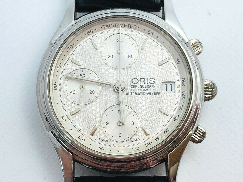 ORIS Watch 7415 Automatic WINDER St.Steel Chronograph Date Men s