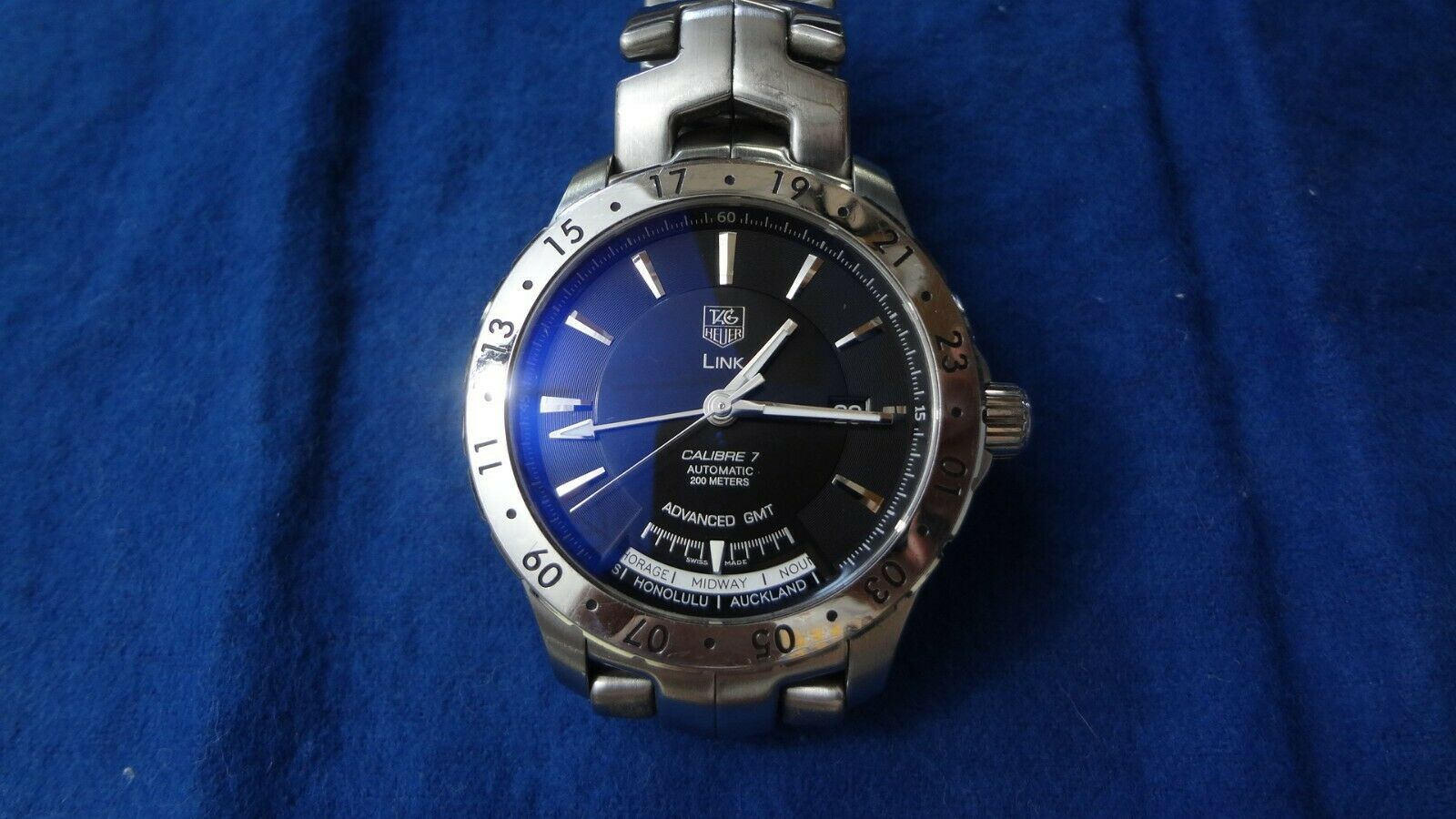 Tag Heuer Link WJ2010 Automatic Advanced GMT Calibre 7 Watch