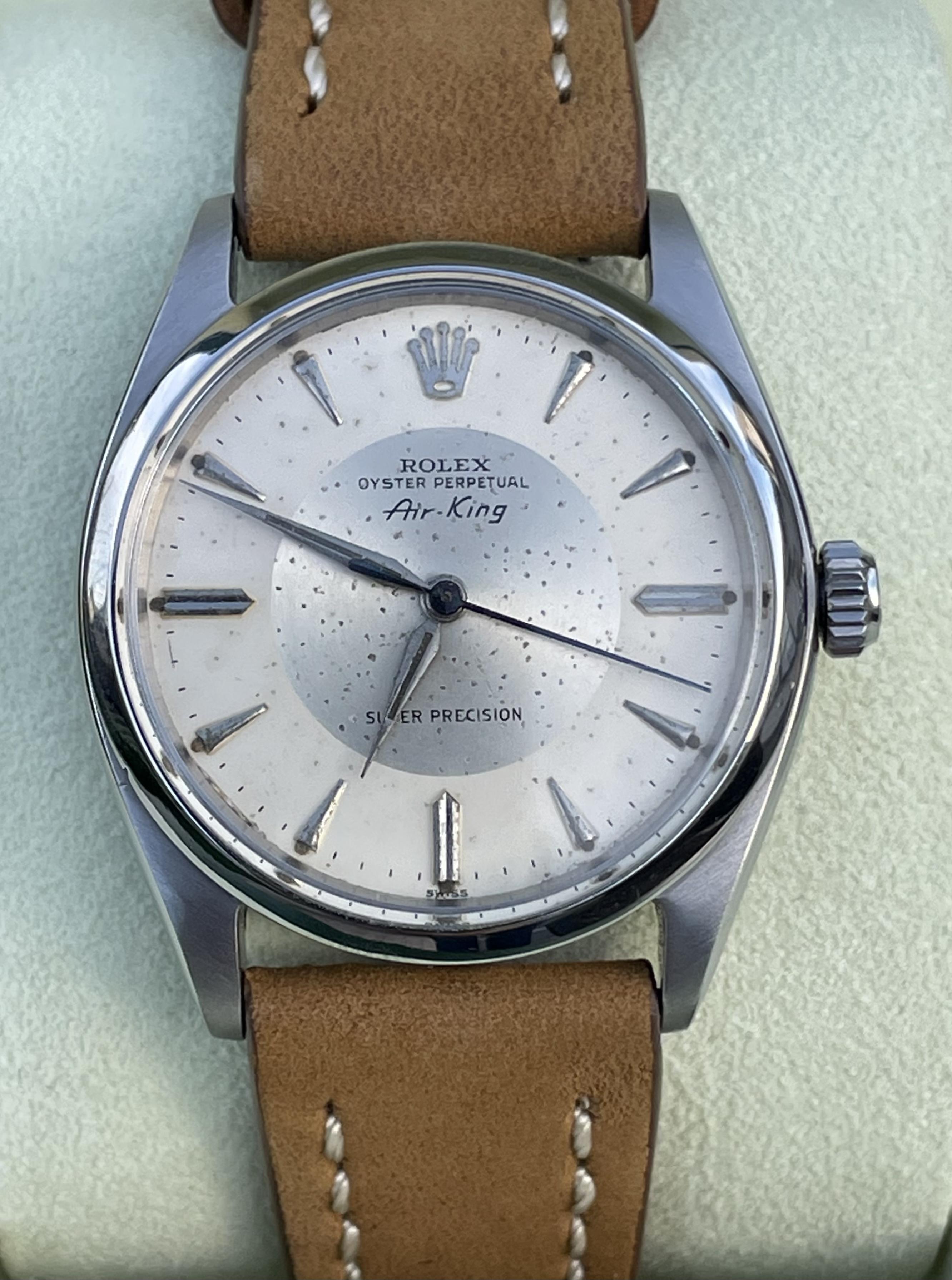 FS Rolex 5500 Air King Super Precision ca. 1962 w Bullseye dial