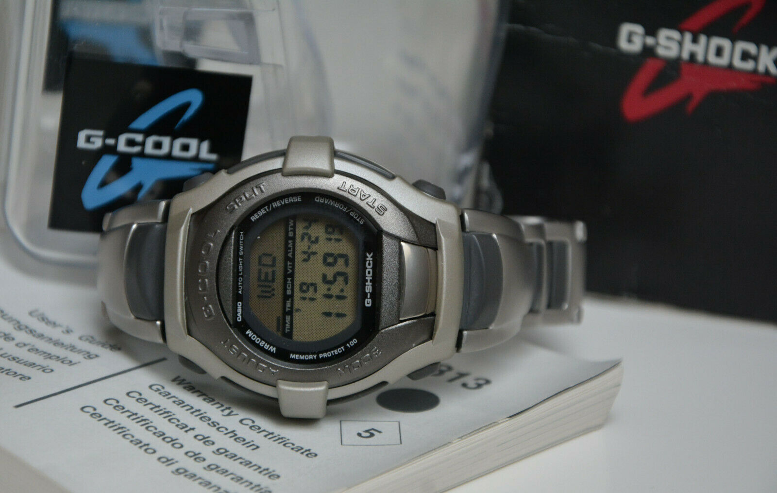 Extremely Rare Casio G-SHOCK GT-004 G-COOL Digital Watch (1632