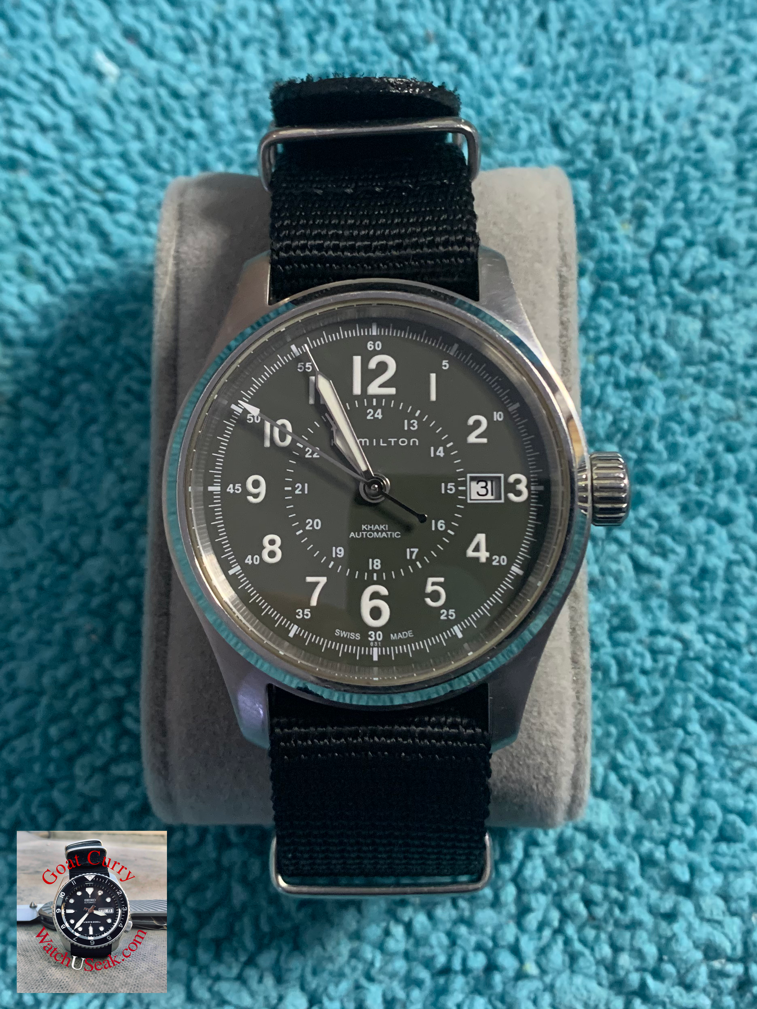 Hamilton h70595963 clearance khaki field watch