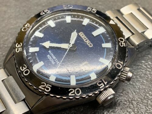 SEIKO Stainless Steel 100M Kinetic Automatic Men's Watch 5M82 0AG0 0Af8 HR  2 | WatchCharts