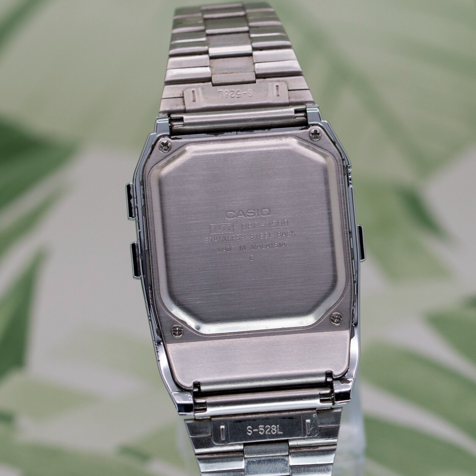 1992 CASIO DBC-1500 DATA BANK 150 VINTAGE DIGITAL CALCULATOR WATCH