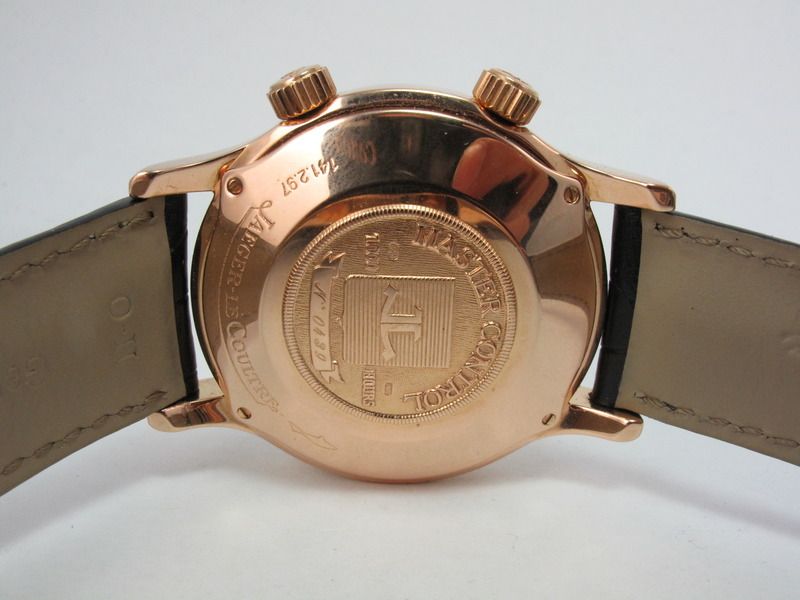 Fs JAEGER LECOULTRE ROSE GOLD REVEIL MEMOVOX ALARM 141.2.97