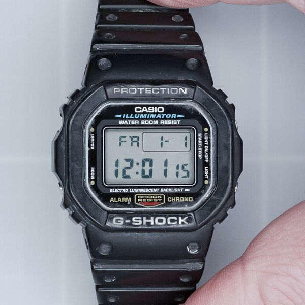 Casio Protection G-Shock watch 3229 DW-5600E 20 Bar 200 m/Meters alarm ...