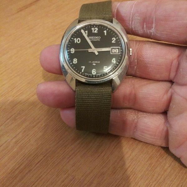 1969 Rare Seiko 7005-8030 Military Mens Stainless Steel Watch MACV SOG  Vietnam | WatchCharts