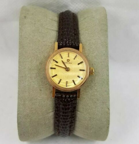 Omega Gold Plated 20 micron Swiss Made Ladies Cocktail Watch Cal 