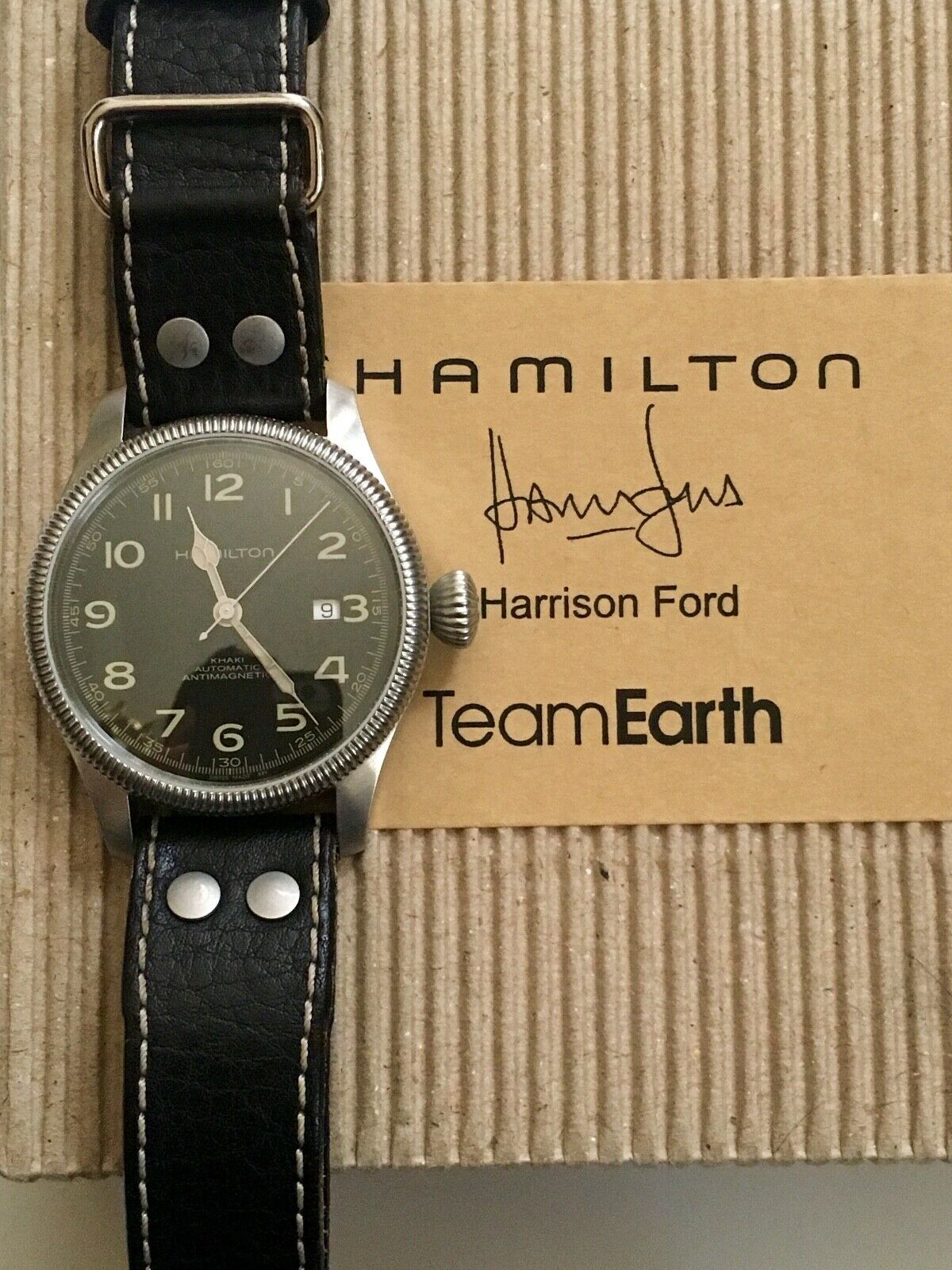 Hamilton Khaki Field Team Earth Harrison Ford H60455533 