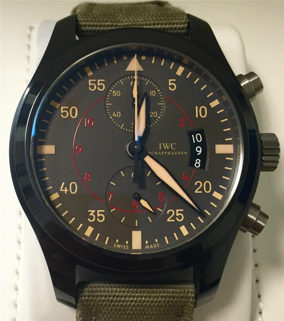 FS: IWC Miramar Top Gun Pilot Chronograph IW388002, Great Condition ...