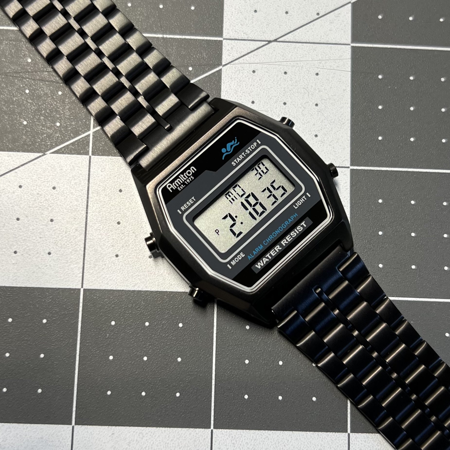 FS Rare PVD Armitron Rubik Retro Digital WatchCharts Marketplace