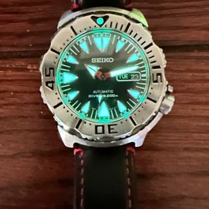 Seiko 2nd Generation Black Monster SRP313 For Sale | WatchCharts