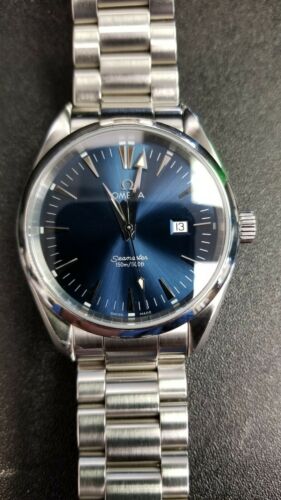 Omega Aqua Terra Quartz 2517.80.00 39mm Blue Dial WatchCharts