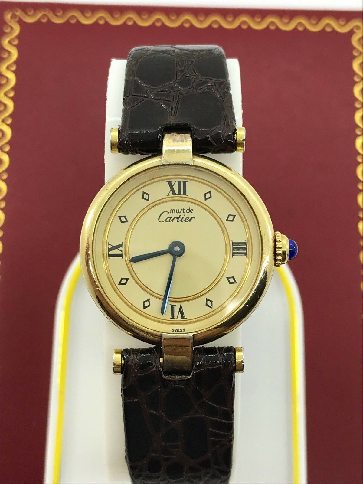 CARTIER WATCH 590004 PARIS VERMEIL 