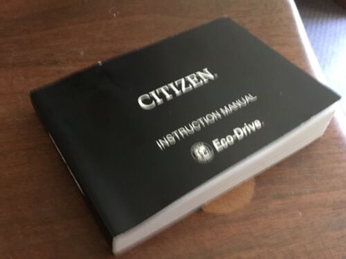 Citizen Eco Drive Manual CTZ-A8128  Instruction Booklet Excellent  Cond. | WatchCharts