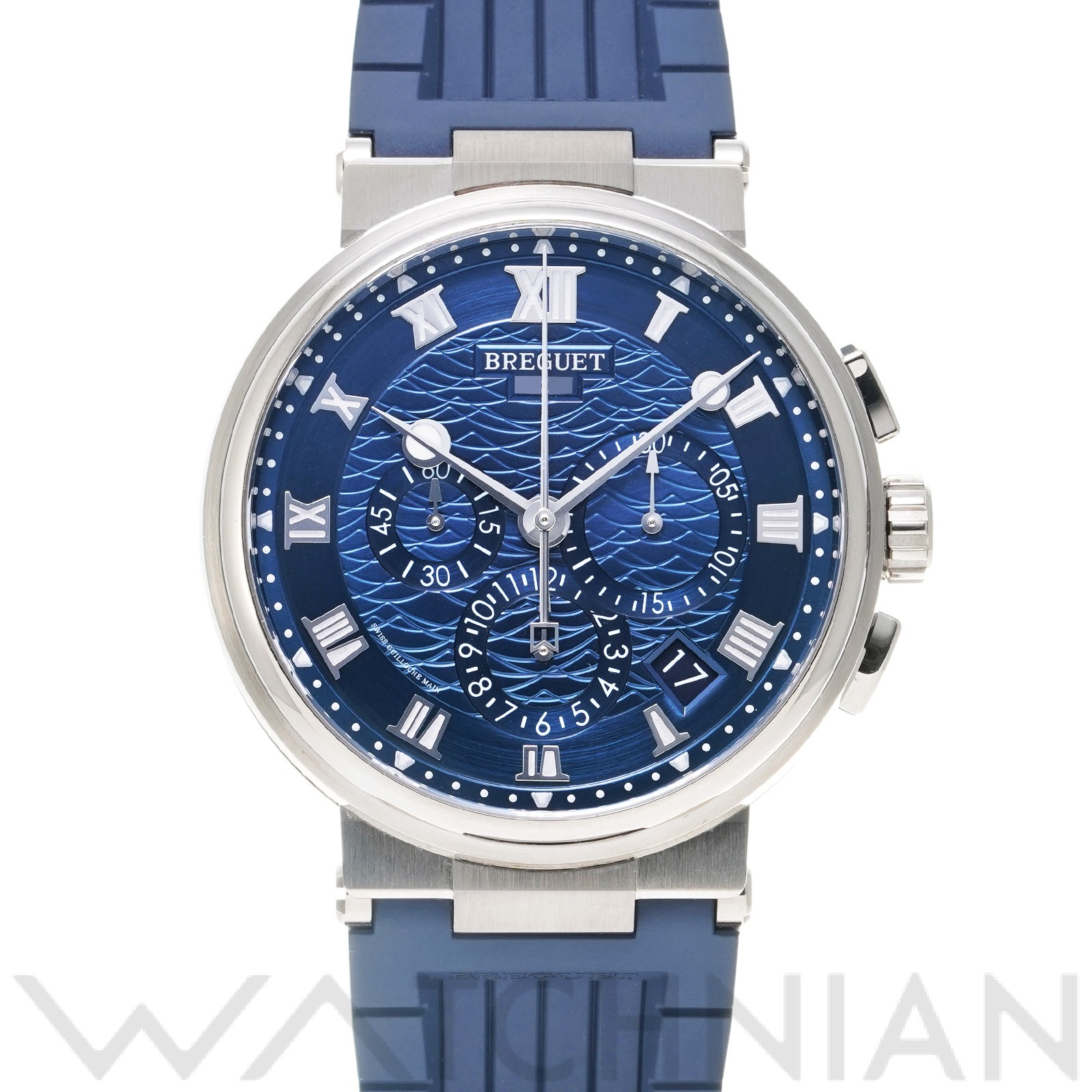 Used Breguet Marine Chronograph 5527BB Y2 5WV Blue Men s