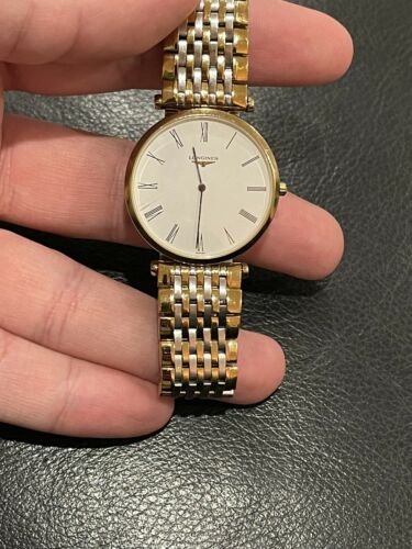 Longines La Grande Classique Steel Gold White Dial Mens Quartz