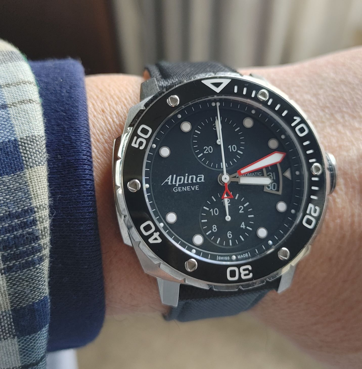 Alpina seastrong discount diver 300 chronograph