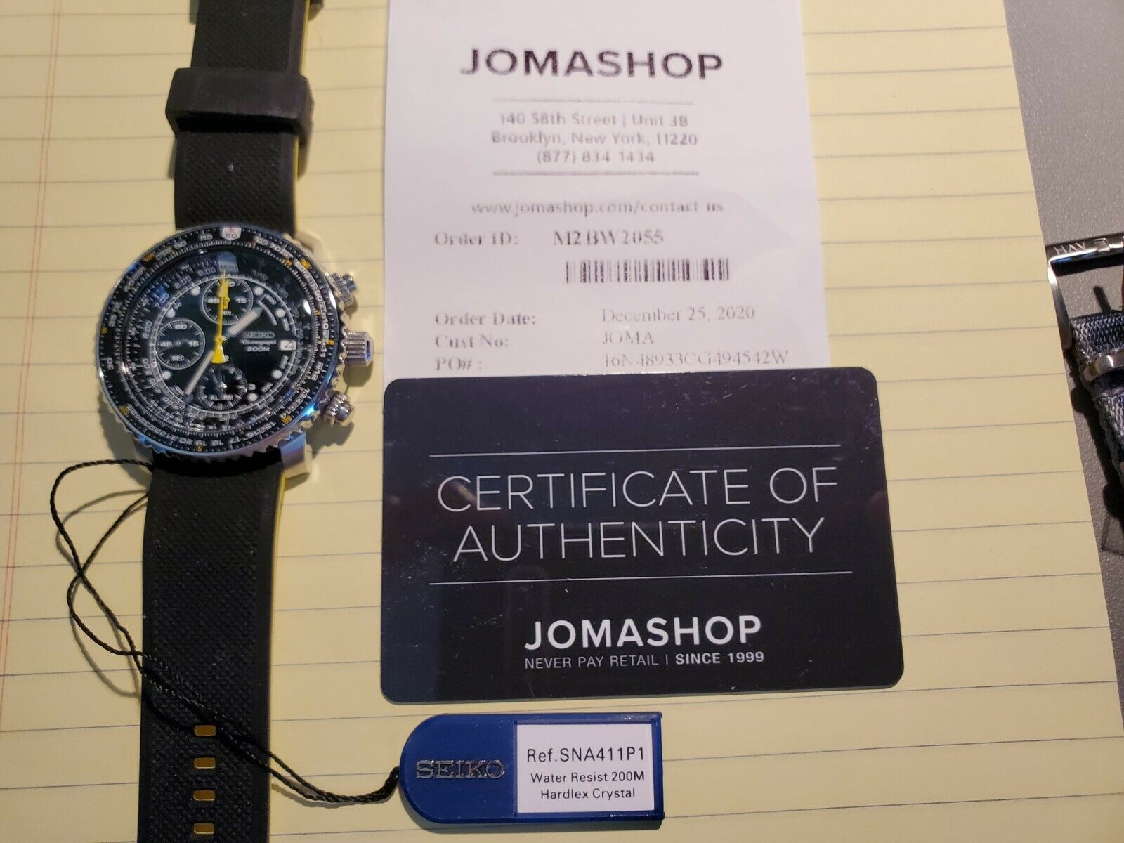 Seiko on sale flightmaster jomashop