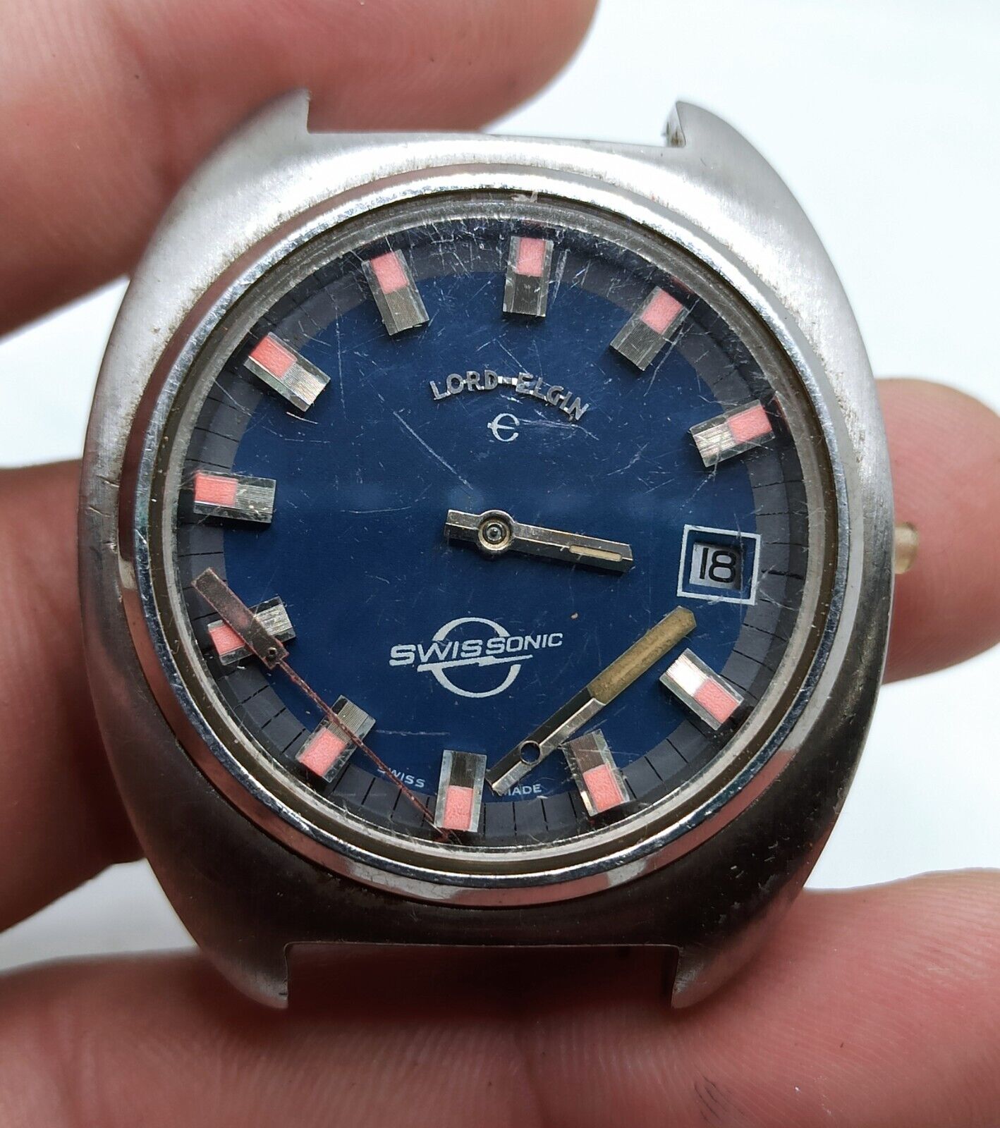 elgin swissonic watch