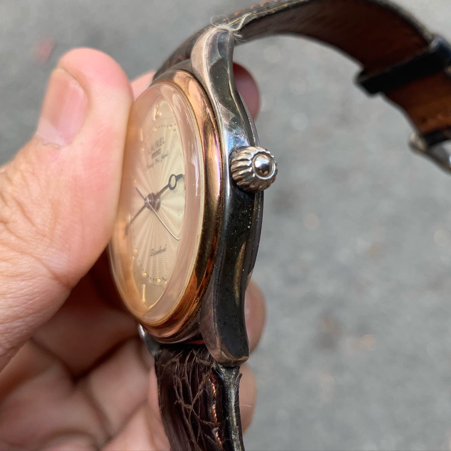 WTS] Seiko Laurel - ref 4s24 0030 - Case SV925, 18Kt gold Benzel