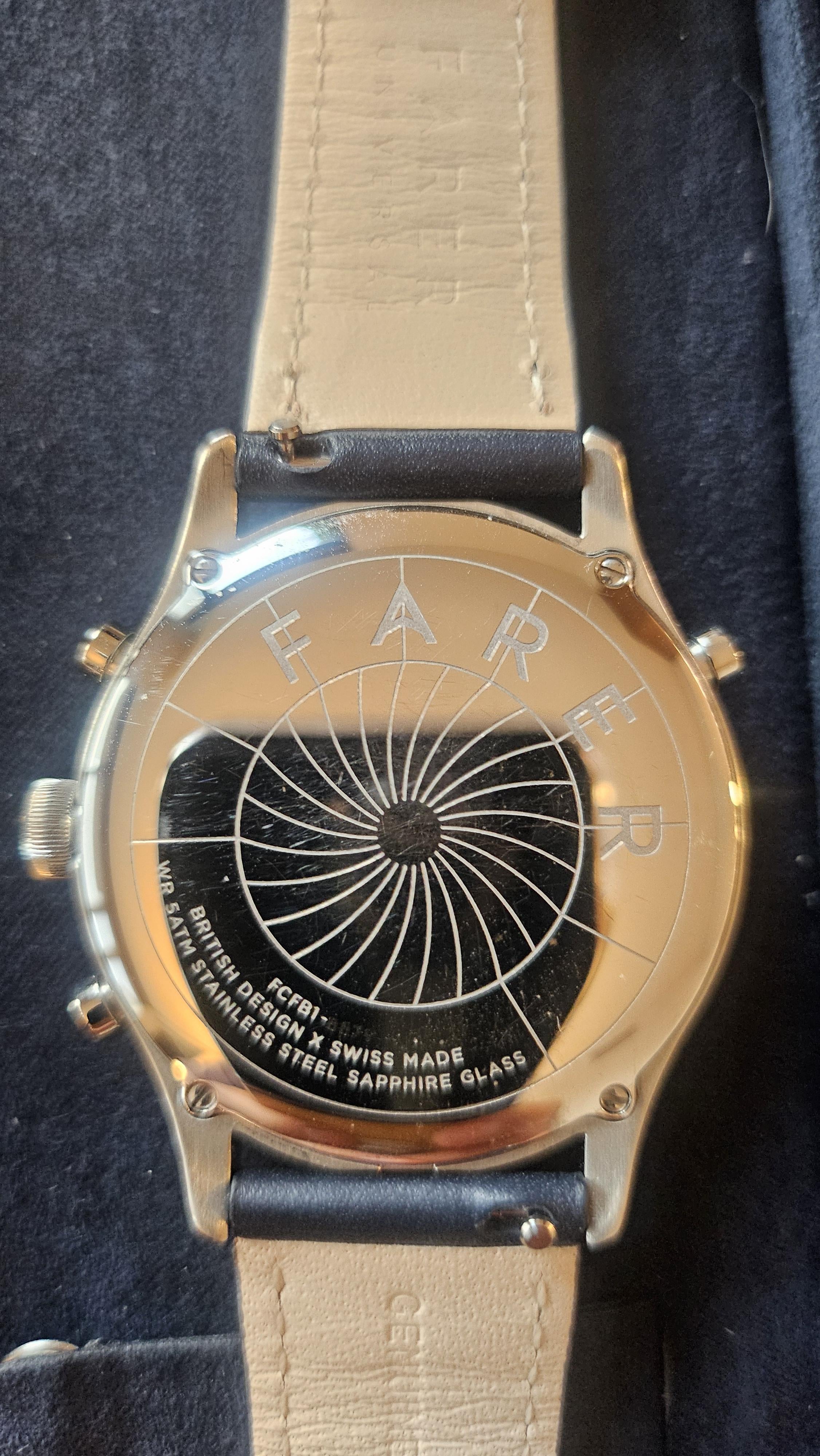 WTS Farer Ainsdale II Quartz Chronograph Split second Flyback WatchCharts Marketplace