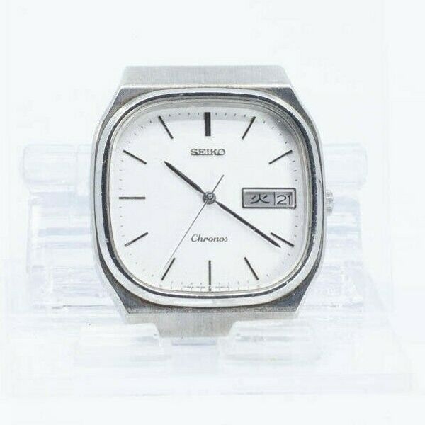 VINTAGE SEIKO QUARTZ CHRONOS 7433-5080 Mens Watch JAPAN