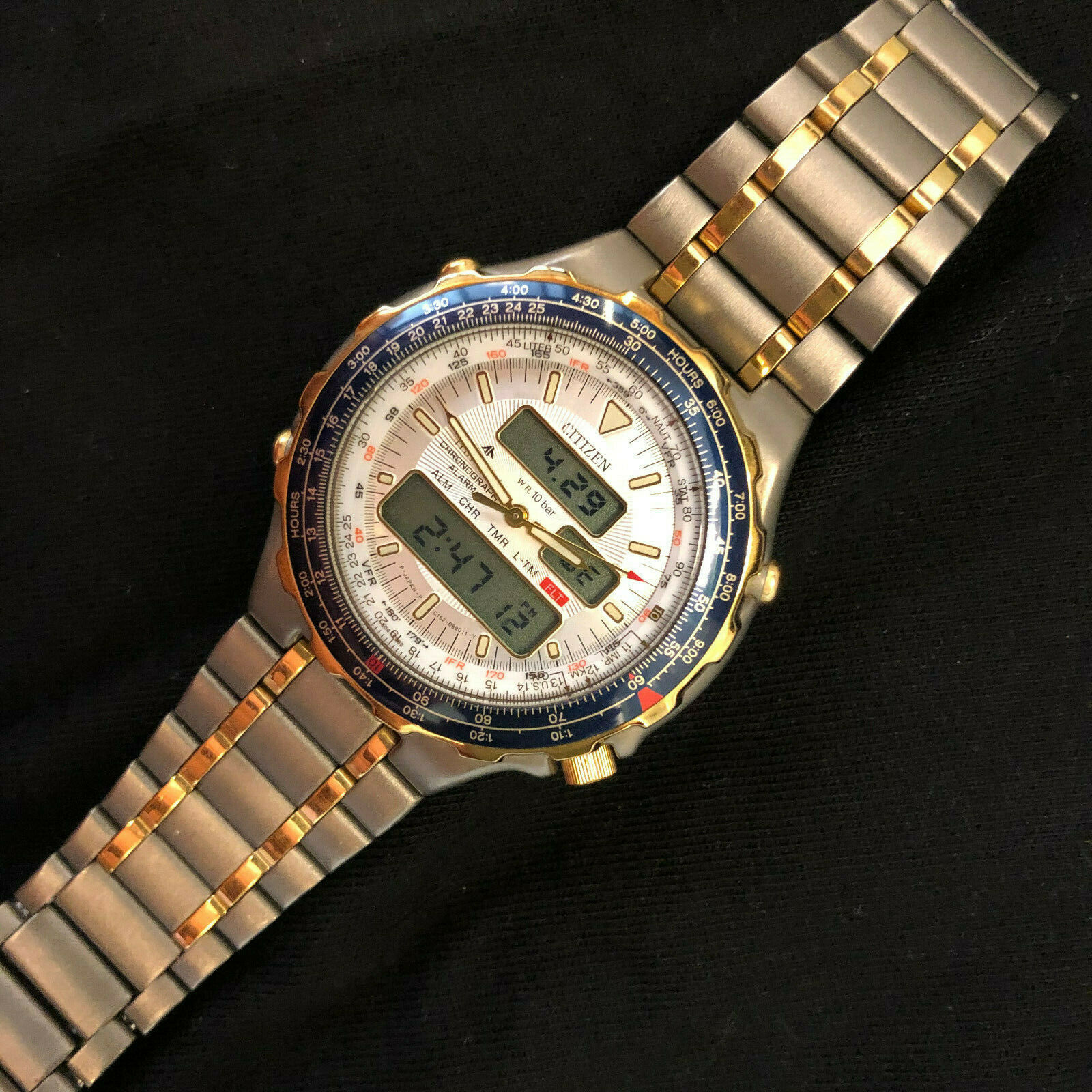 CITIZEN PROMASTER 初代スカイ チタニウム C162 稼働品 CITIZEN