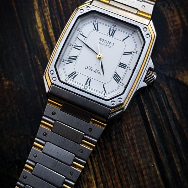 [WTS] Rare Vintage Seiko Octagonal Roman Tank Silverware JDM 1980's ...