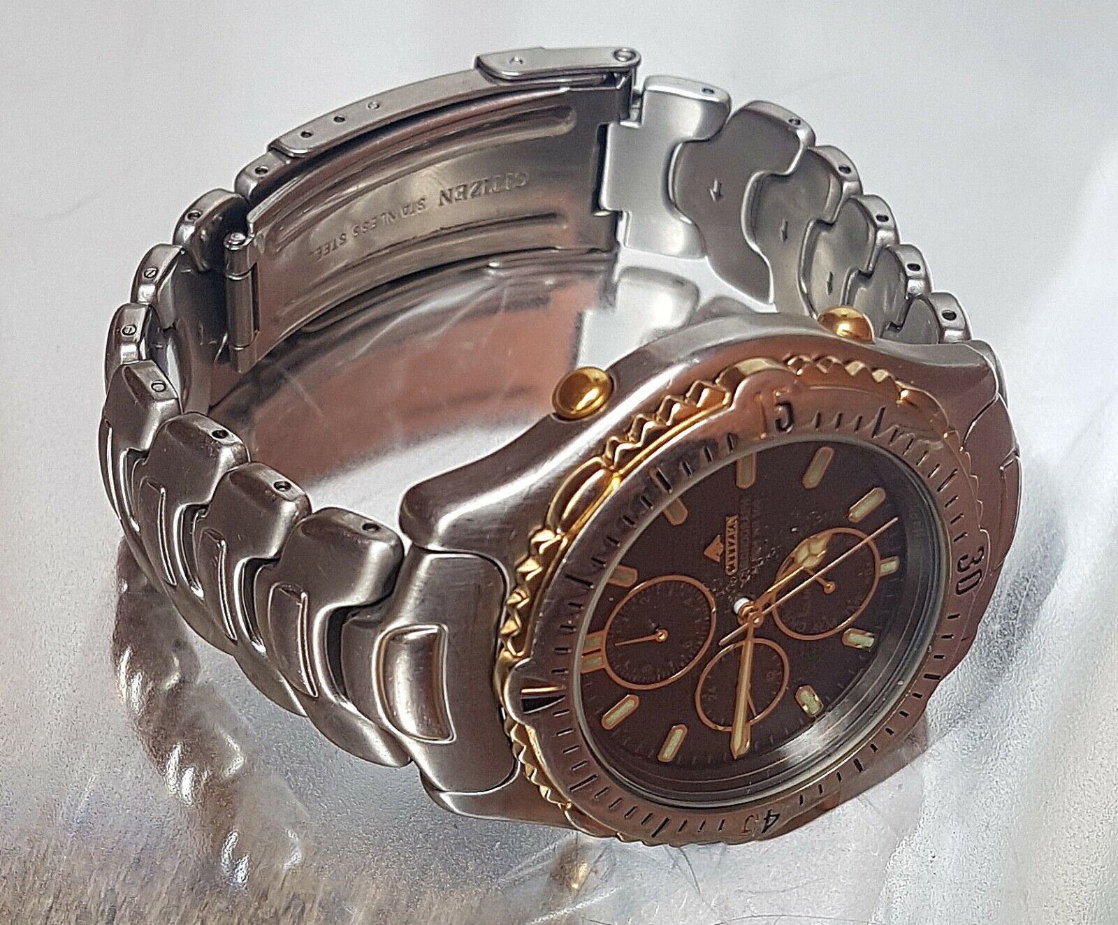 CITIZEN Eco-Drive (Solar) Alarm Chronograph 100m (Japan, 0850