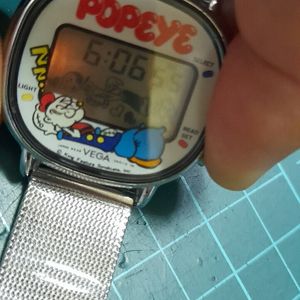 IPER RARE VINTAGE 80s VEGA By Citizen 9538-392311 LCD Watch