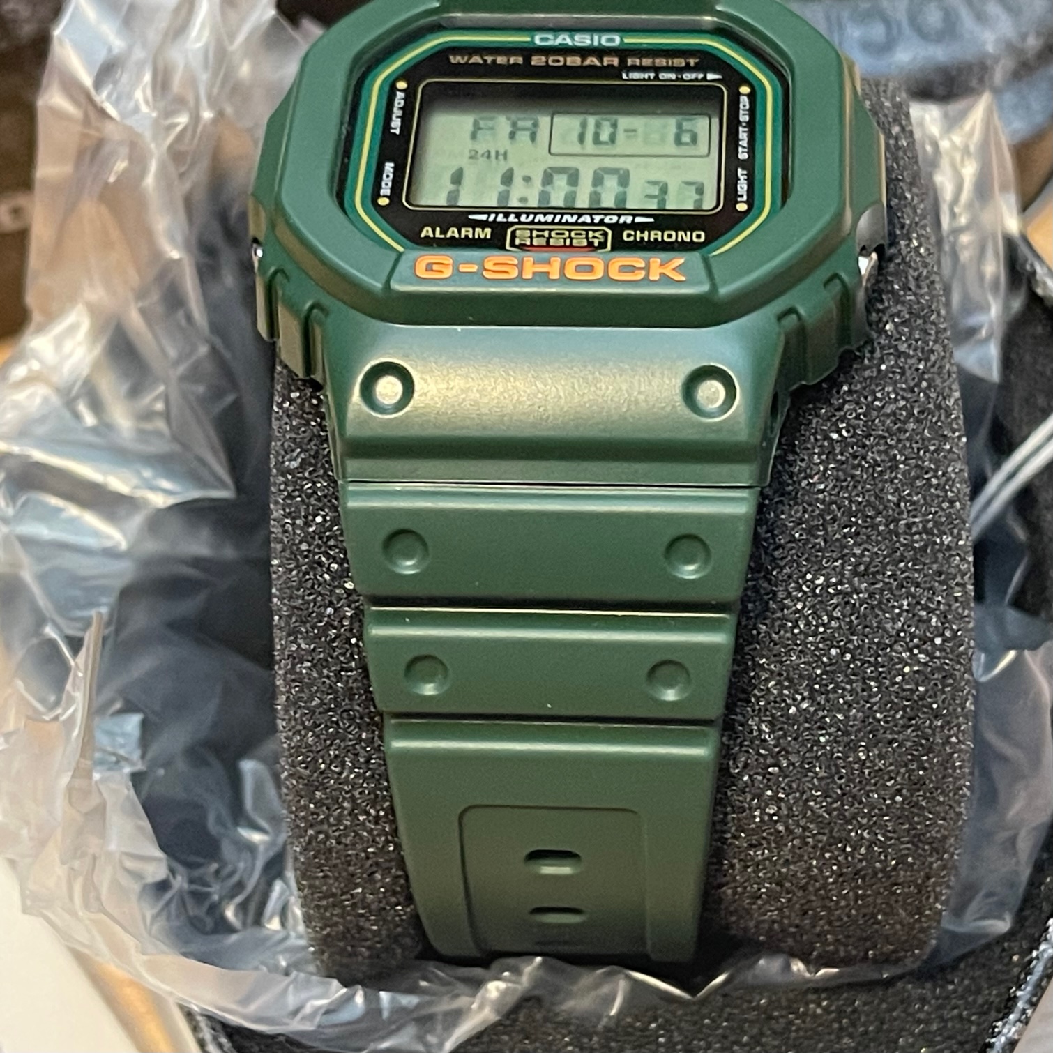 DW5600RB-3, Green Digital Watch - G-SHOCK