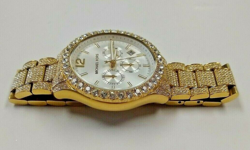 MICHAEL KORS Oversized Layton sold Pavé Gold-Tone Women's Watch MK6941