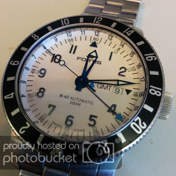 Véritable set d'aiguilles FORTIS bleu pour B-42 Flieger 636.10.12 / Valjoux 7750