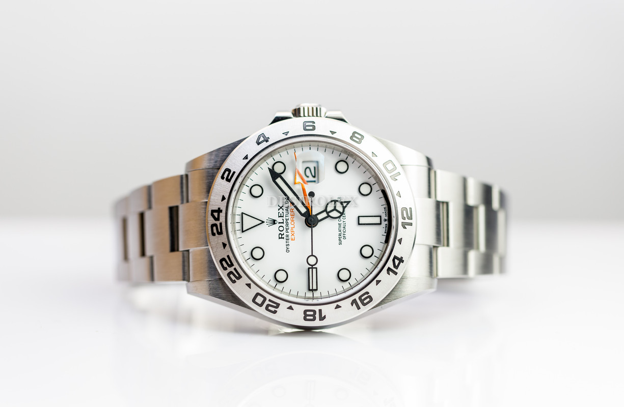 Rolex explorer 2024 2 white face