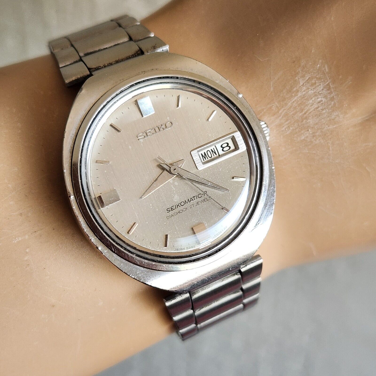 SEIKO セイコー 8346-7000 腕時計/シルバー メンズ OH済SEIKO BUSINESS 