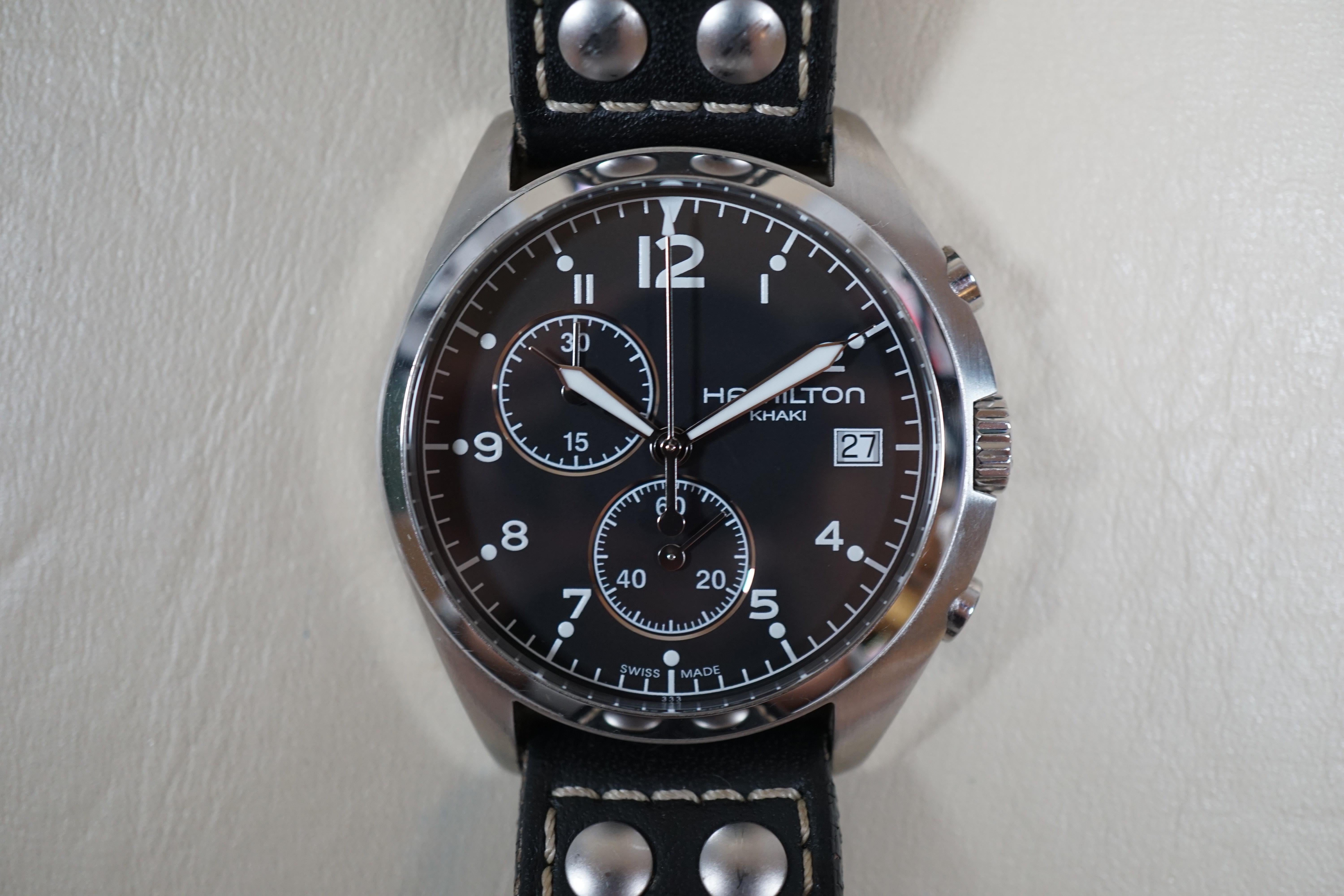 WTS] Hamilton Khaki H76512733 Aviation Pilot Pioneer Chronograph Quartz -  $250 | WatchCharts