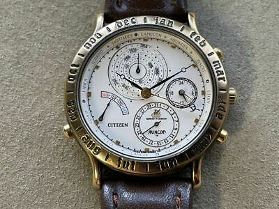 Super Rare Citizen Avalon Calendar 6700-G70013 Chronograph Battery