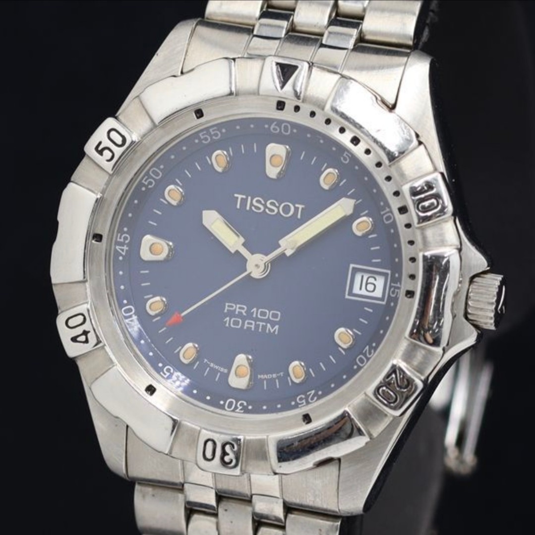 TISSOT PR100　T353/453　デイト ダイバー ウォッチ Vintage Tissot - PR 100 P353/453P | WatchCharts Marketplace