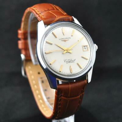 ORIGINAL 1962 LONGINES CONQUEST AUTOMATIC DATE GOLD FISH