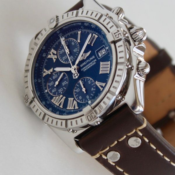 BREITLING Men's Watch, CROSSWIND automatic model, A13355, 43mm, Box ...