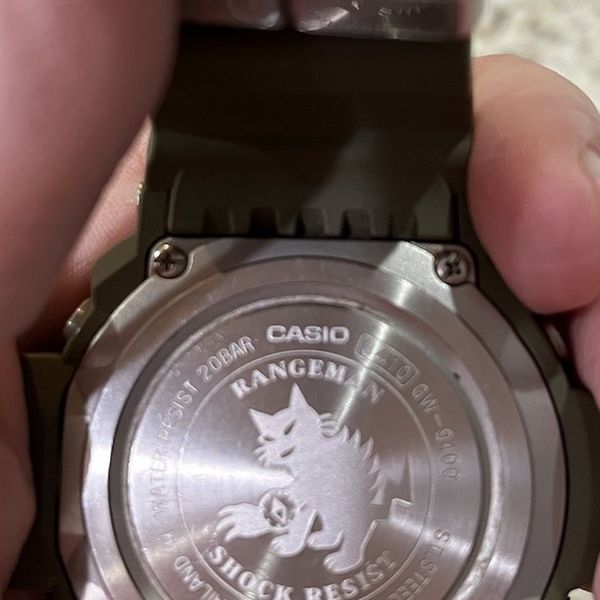 Casio Rangeman Barometer Arrows Casio G-Shock RANGEMAN Altimeter Barometer Digital Compass Watch GW9400 ...