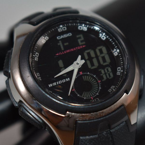 CASIO AQ-160 Men's Black Resin Sport Watch NEW BATTERY! | WatchCharts