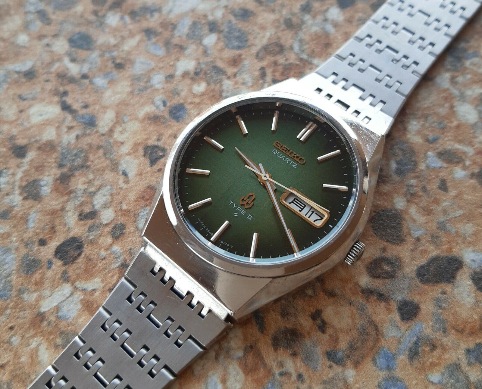 さっちち② SEIKO TYPE II 7546-810A 1978メンズクォーツウォッチ - メルカリ