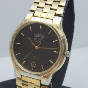 SEIKO SQ 5y23-7159 Quartz Men's watch ，Black dial | WatchCharts